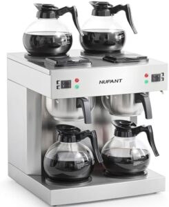 NUPANT Commercial Coffee Maker – Dual Drip Brewer